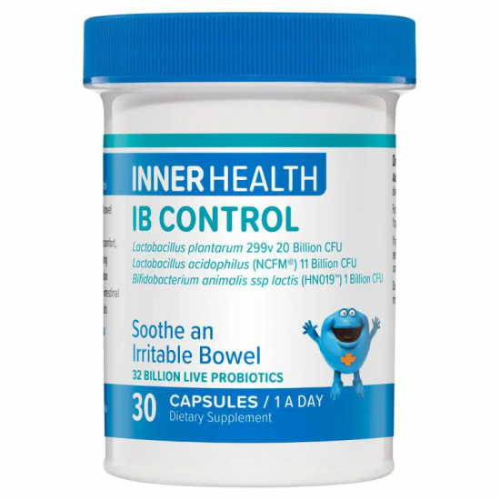 Inner Health IB Control 30s 澳洲茵澳斯肠易激敏感紊乱调理活性益生菌胶囊30粒 保质期2026.8 Inner Health IB Control 30s 澳洲茵澳斯肠易激敏感紊乱调理活性益生菌胶囊30粒 保质期2026.8